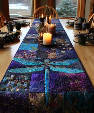 Garden Flutter Quilted Table Runner
