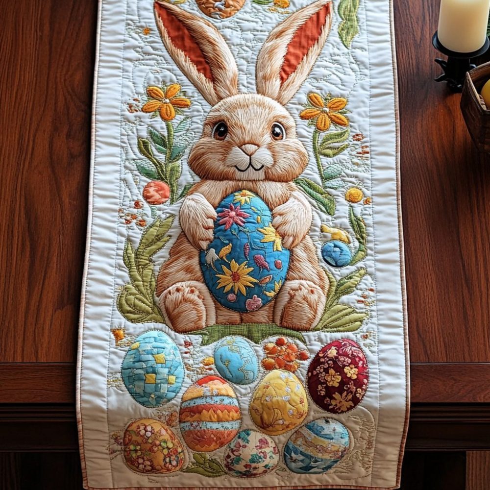 Garden Glory Quilted Table Runner