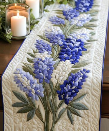 Garden Glow Quilted Table Runner