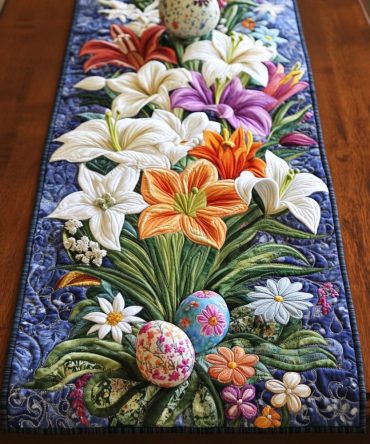 Garden Glow Quilted Table Runner