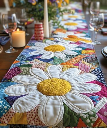 Garden Joy Quilted Table Runner