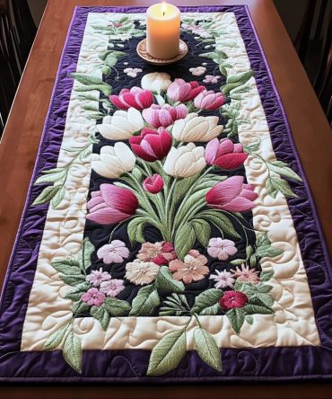 Garden Luxe Quilted Table Runner