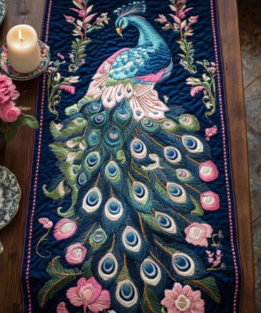 Garden Majesty Quilted Table Runner