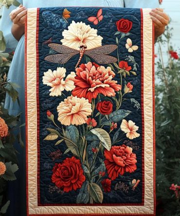 Garden Serenity Quilted Table Runner