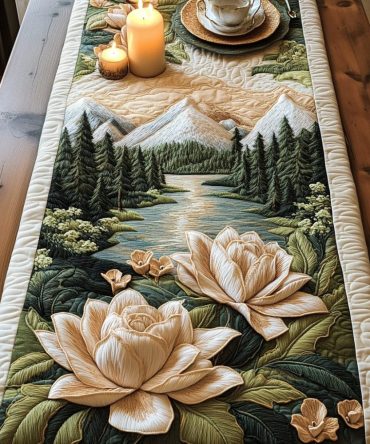 Gentle Valley Quilted Table Runner