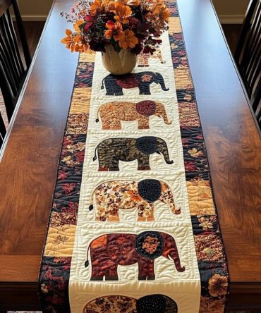 Gentle Wanderer Quilted Table Runner