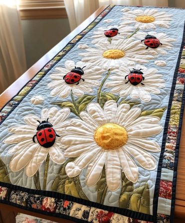 Gentle Wanderers Quilted Table Runner