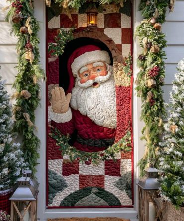 Gift Bearer Quilted Door Cover