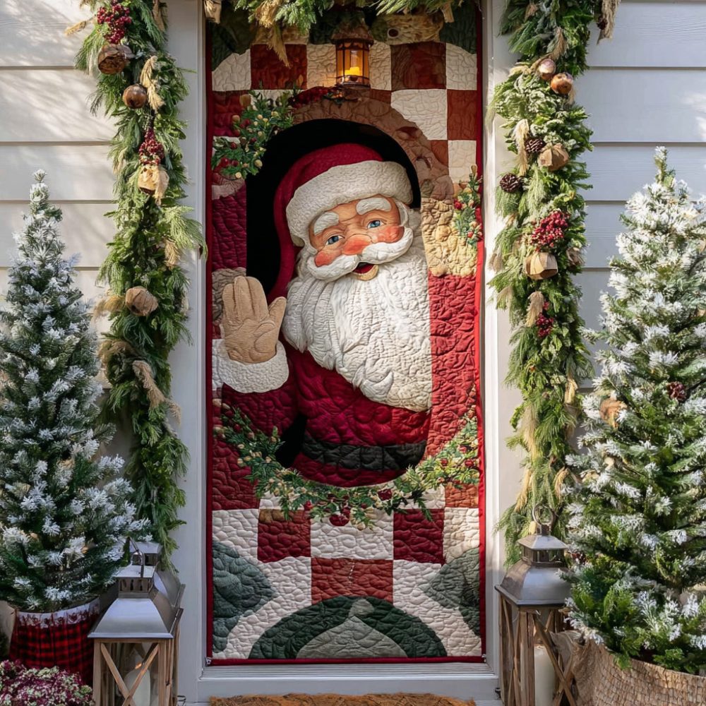 Gift Bearer Quilted Door Cover