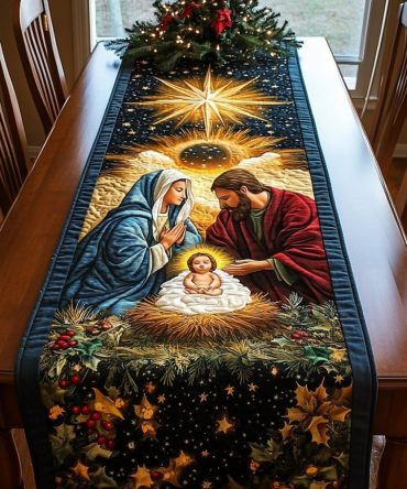 Gifts Of The Magi Quilted Table Runner