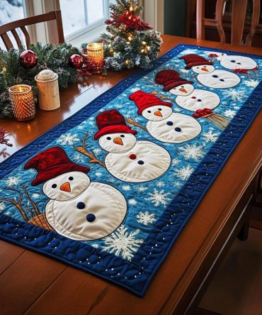Gingerbread Dreams Quilted Table Runner