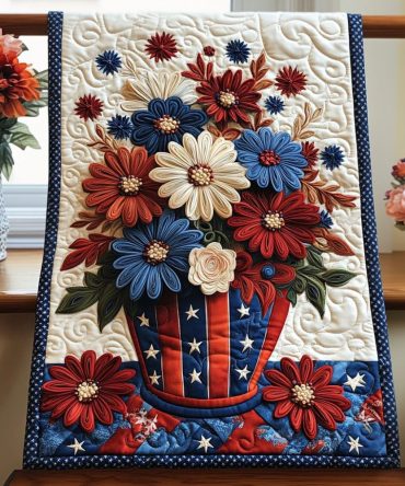Glory Garden Quilted Table Runner