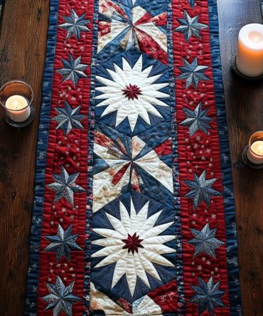Glory Runner Quilted Table Runner
