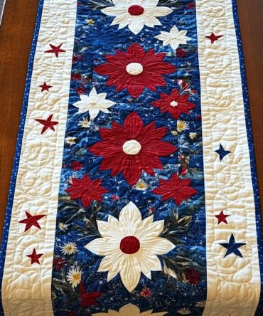 Glory In Stitches Quilted Table Runner