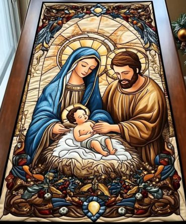 Glory In The Highest Quilted Table Runner