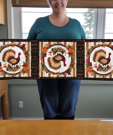 Gobble Gathering Quilted Table Runner