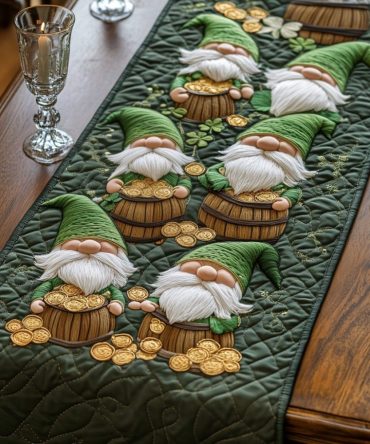 Gold Keeper Quilted Table Runner