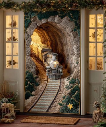 Golden Tunnel Express Quilted Door Cover
