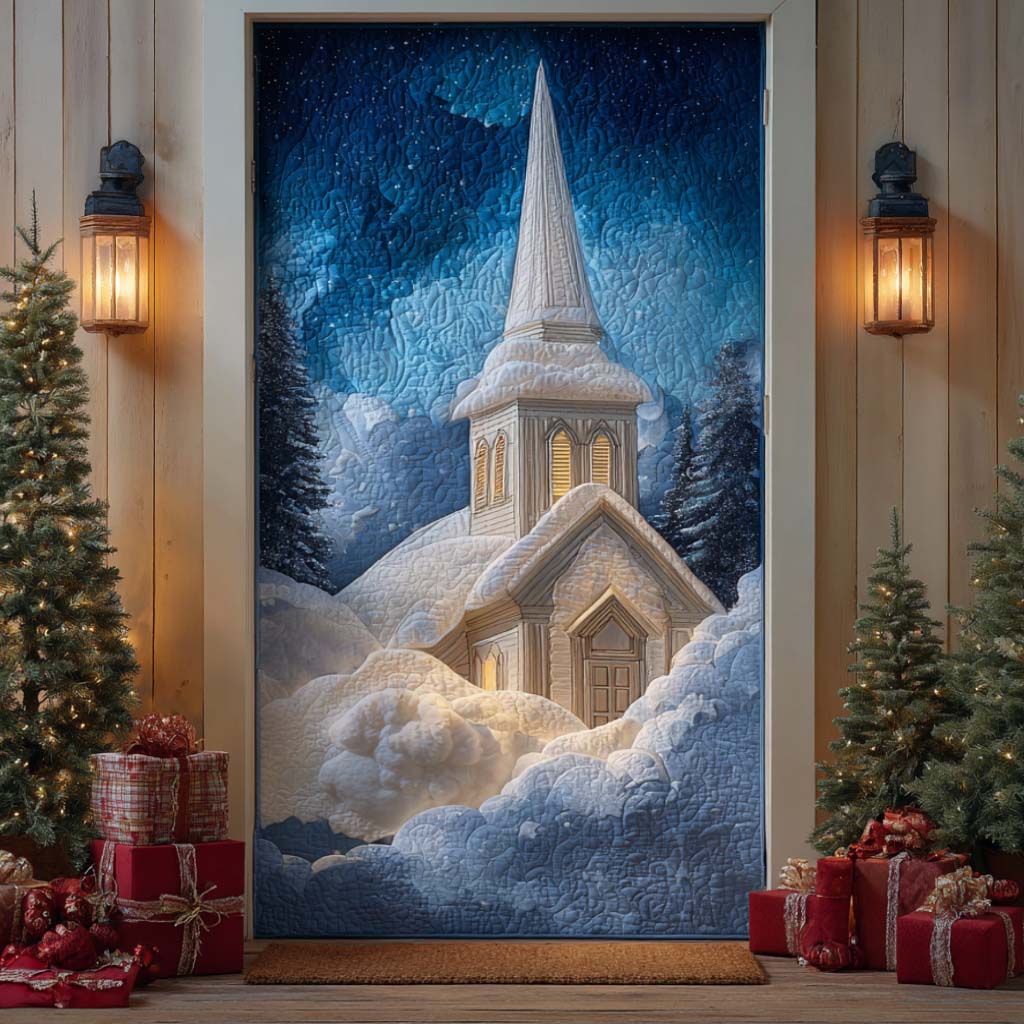 Grace Chapel Quilted Door Cover
