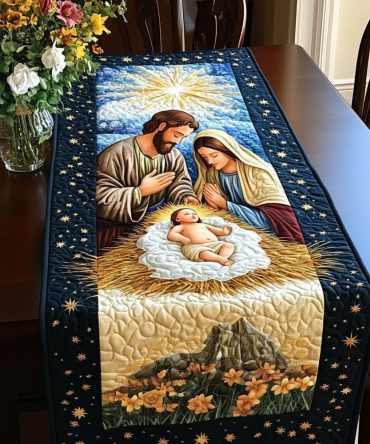 Graceful Blessings Quilted Table Runner