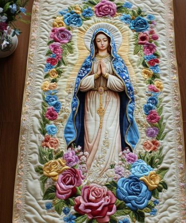 Graceful Devotion Quilted Table Runner