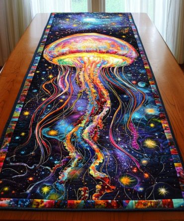 Graceful Drift Quilted Table Runner