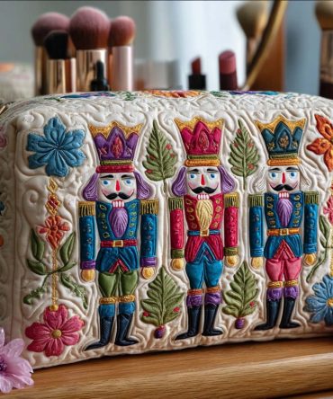 Guard Of Cheer Quilted Makeup Bag