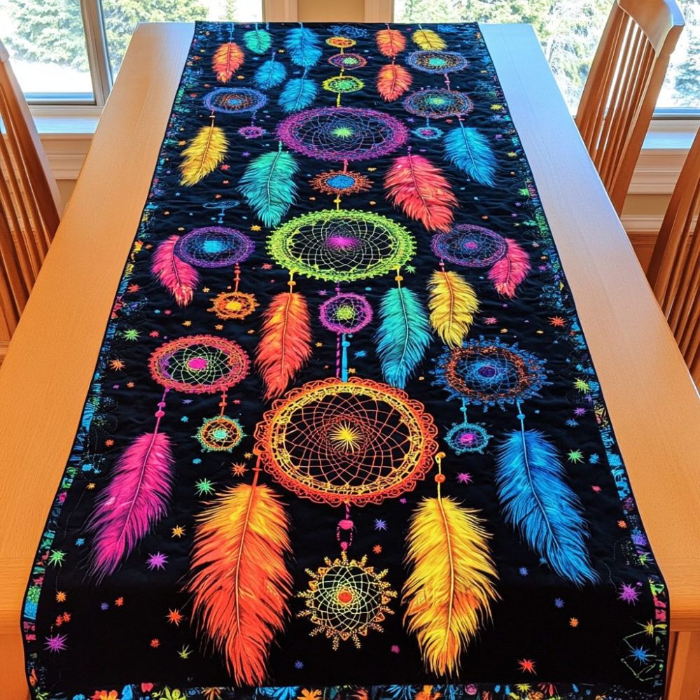 Guardian Catcher Quilted Table Runner