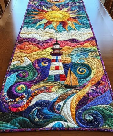 Guiding Light Quilted Table Runner