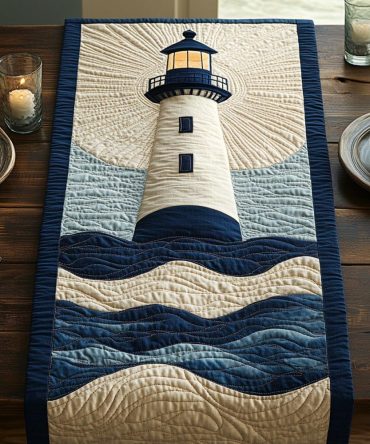 Guiding Light Quilted Table Runner