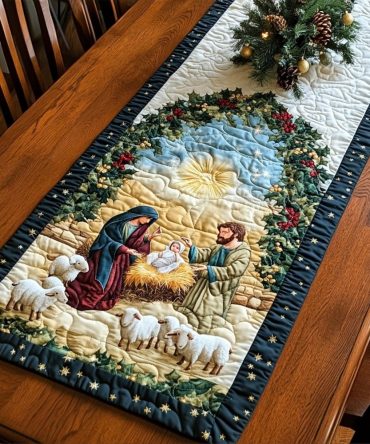 Guiding Light Quilted Table Runner