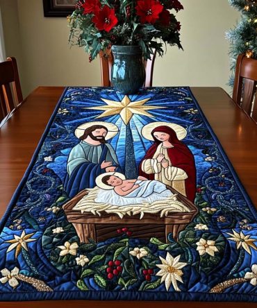 Guiding Star Wonder Quilted Table Runner