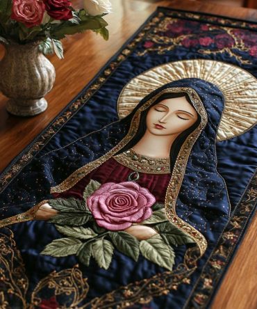 Hail Mary Quilted Table Runner