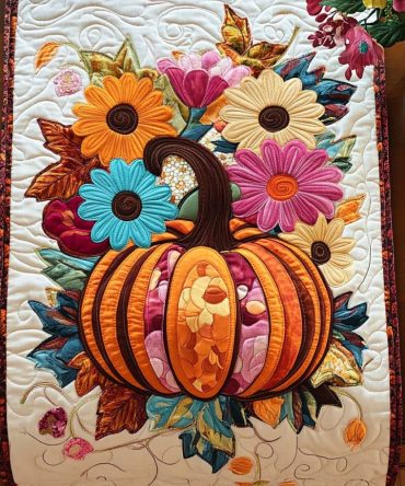 Happy Fall Moments Quilted Table Runner