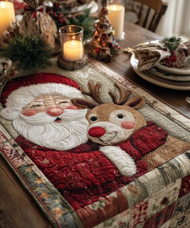 Happy Hoof Magic Quilted Table Runner