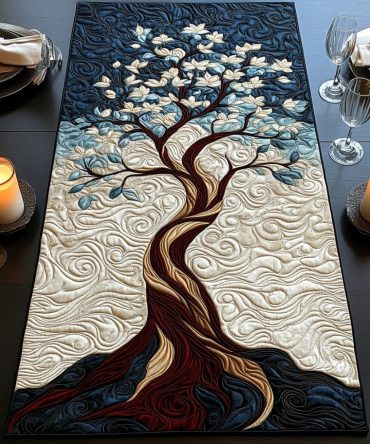 Harmony Roots Quilted Table Runner