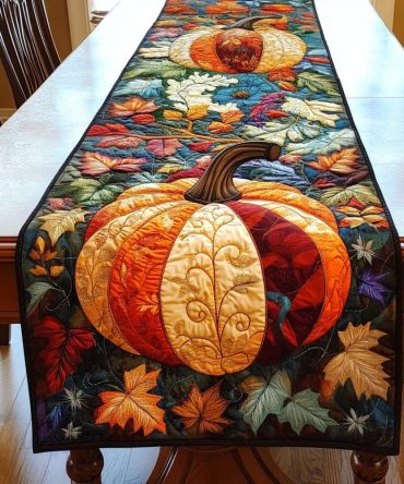 Harvest Charm Quilted Table Runner