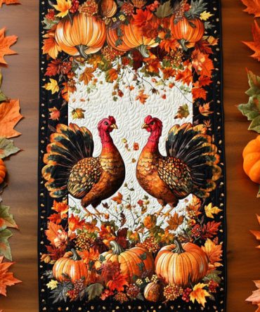 Harvest Feast Quilted Table Runner