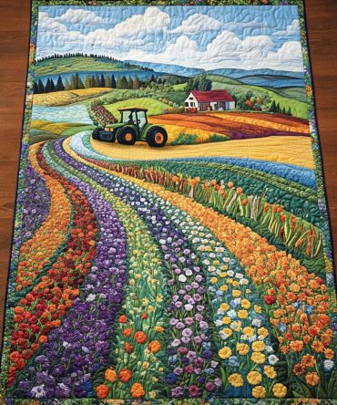 Harvest Fields Quilted Table Runner