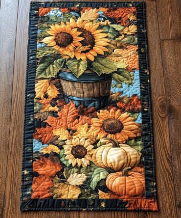 Harvest Moment Quilted Table Runner