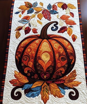 Harvest Moonlight Quilted Table Runner