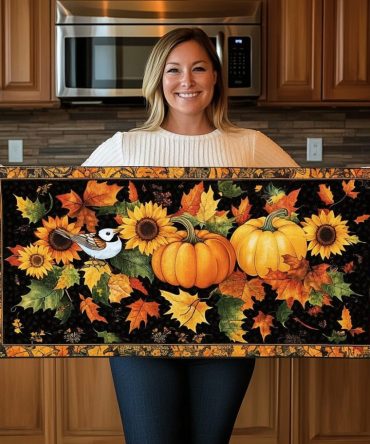 Harvest Time Quilted Table Runner