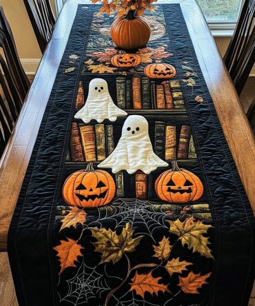 Haunted Path Quilted Table Runner