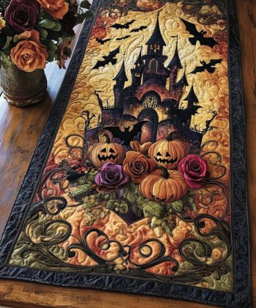 Haunted Path Quilted Table Runner