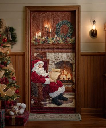 Hearthside Moments Quilted Door Cover