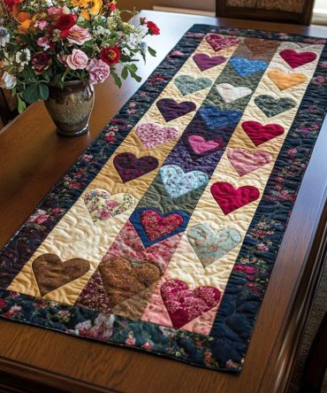 Heartland Quilted Table Runner