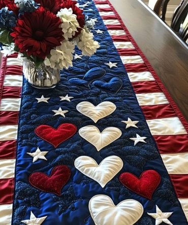 Heartland Shine Quilted Table Runner