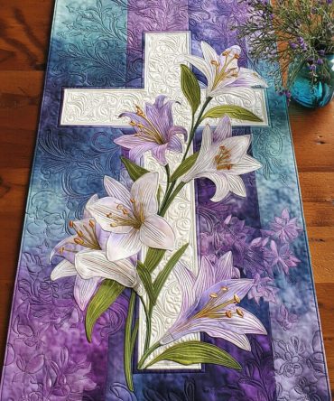 Heaven Embrace Quilted Table Runner