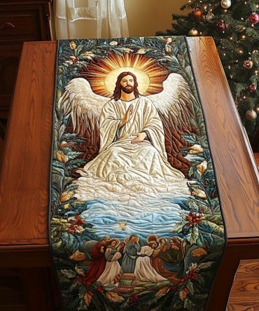 Heaven Glory Quilted Table Runner