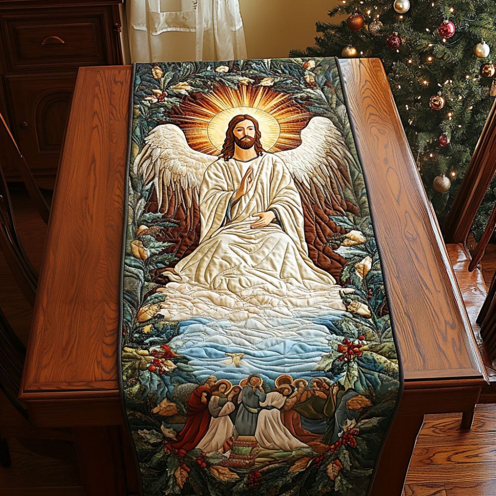 Heaven Glory Quilted Table Runner